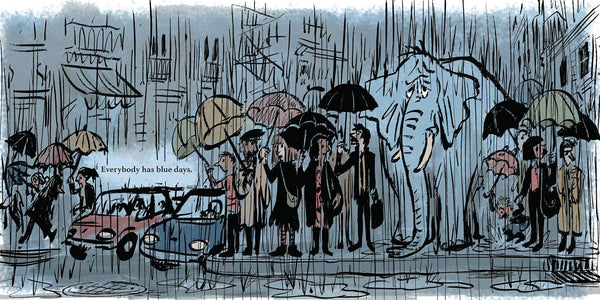 The Blue Day Book Illustrated Edition : A Lesson in Cheering Yourself Up - Hardback