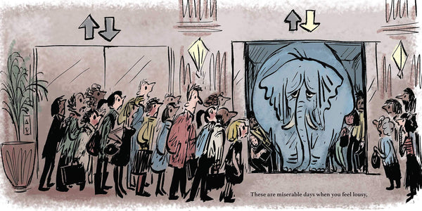 The Blue Day Book Illustrated Edition : A Lesson in Cheering Yourself Up - Hardback