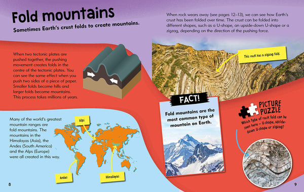 Fact Planet : Mountains - Paperback