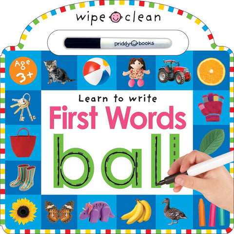 Wipe Clean : First Words - Board Book
