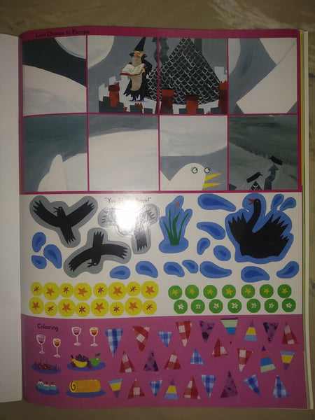 The Princess and the Wizard Sticker Book - Paperback