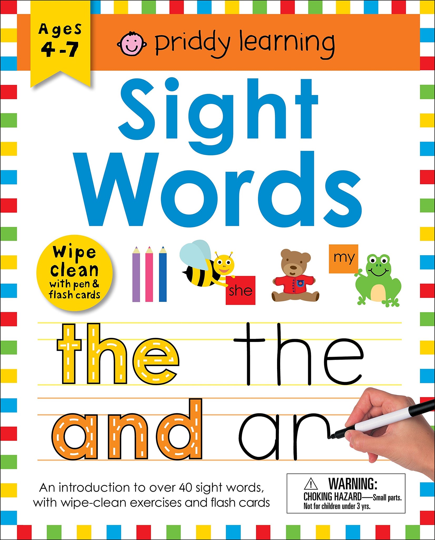 Wipe Clean Workbook : Sight Words (enclosed spiral binding) Ages 4-7 - Spiral-bound