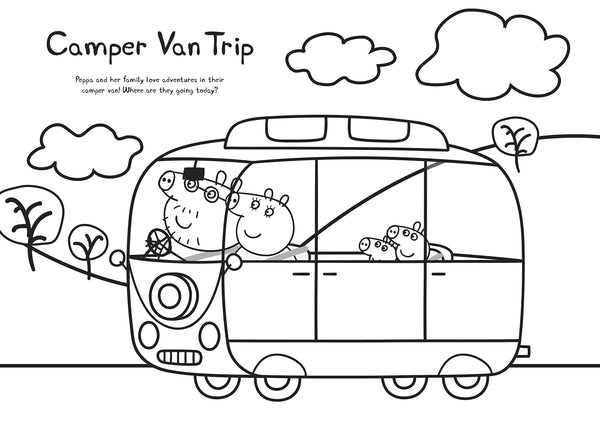 Peppa Pig: Peppa’s Bumper Colouring Book - Paperback