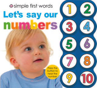 Simple First Words : Let's Say Our Numbers - Board Book