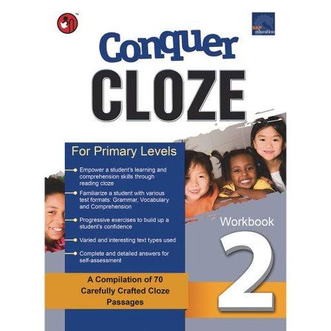 SAP Conquer Cloze For Primary Level Workbook 2 - Paperback