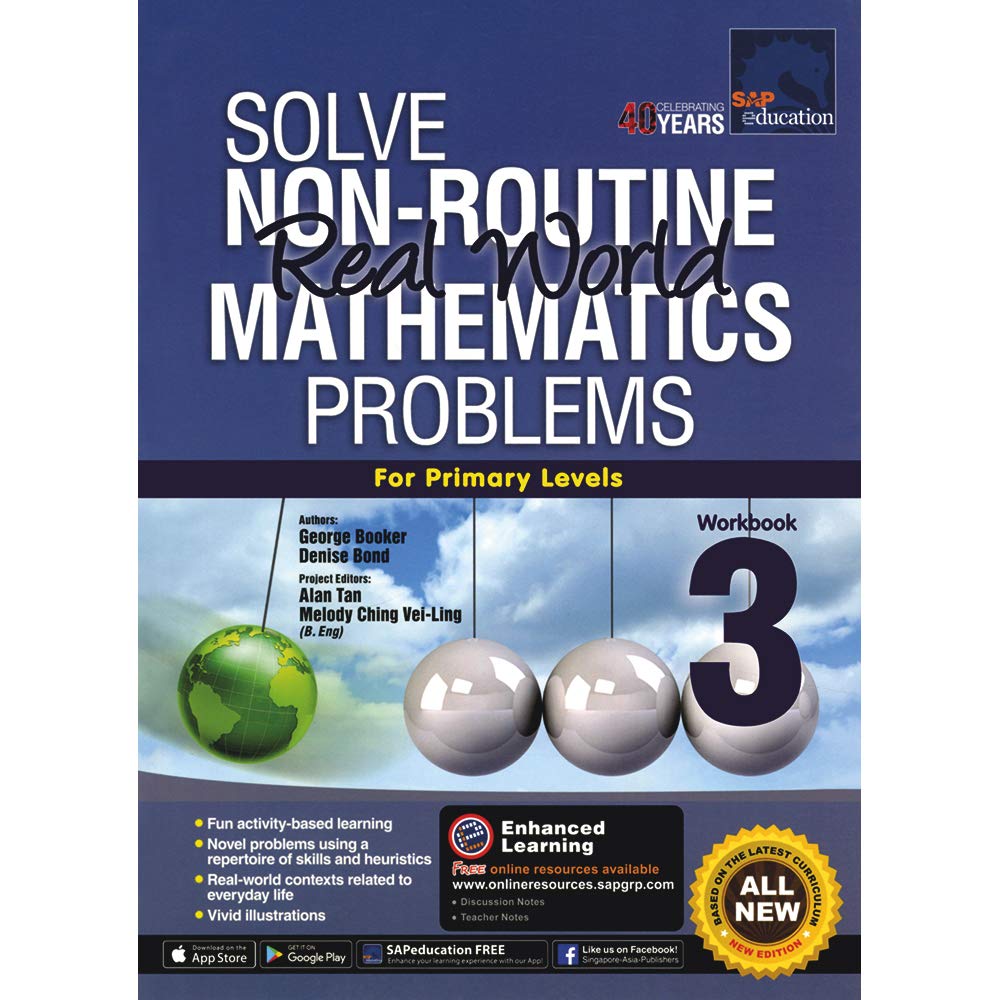 SAP Solve Non Routine Real World Mathematics Problems Primary 3 - Paperback