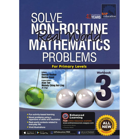SAP Solve Non Routine Real World Mathematics Problems Primary 3 - Paperback