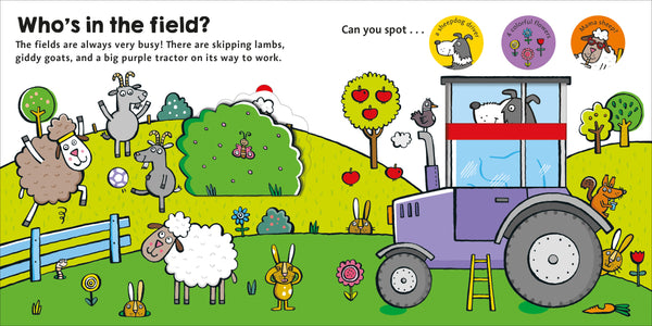 What's on My Farm?: A Slide-And-find Book With Flaps