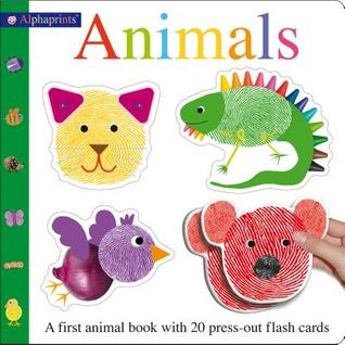 Alphaprints Animals Flash Card Book - Kool Skool The Bookstore