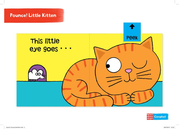 Pounce! Little Kitten: An Interactive Story Book