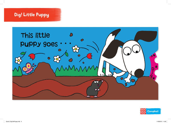 Dig! Little Puppy - Board Book