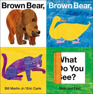 Brown Bear, Brown Bear, What Do You See? Slide and Find - Board Book - Kool Skool The Bookstore