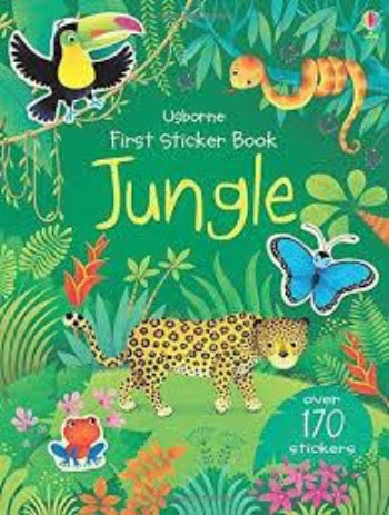 First Sticker Book Jungle - Paperback
