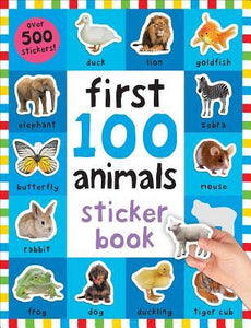 First 100 Animals Sticker Book - Paperback - Kool Skool The Bookstore