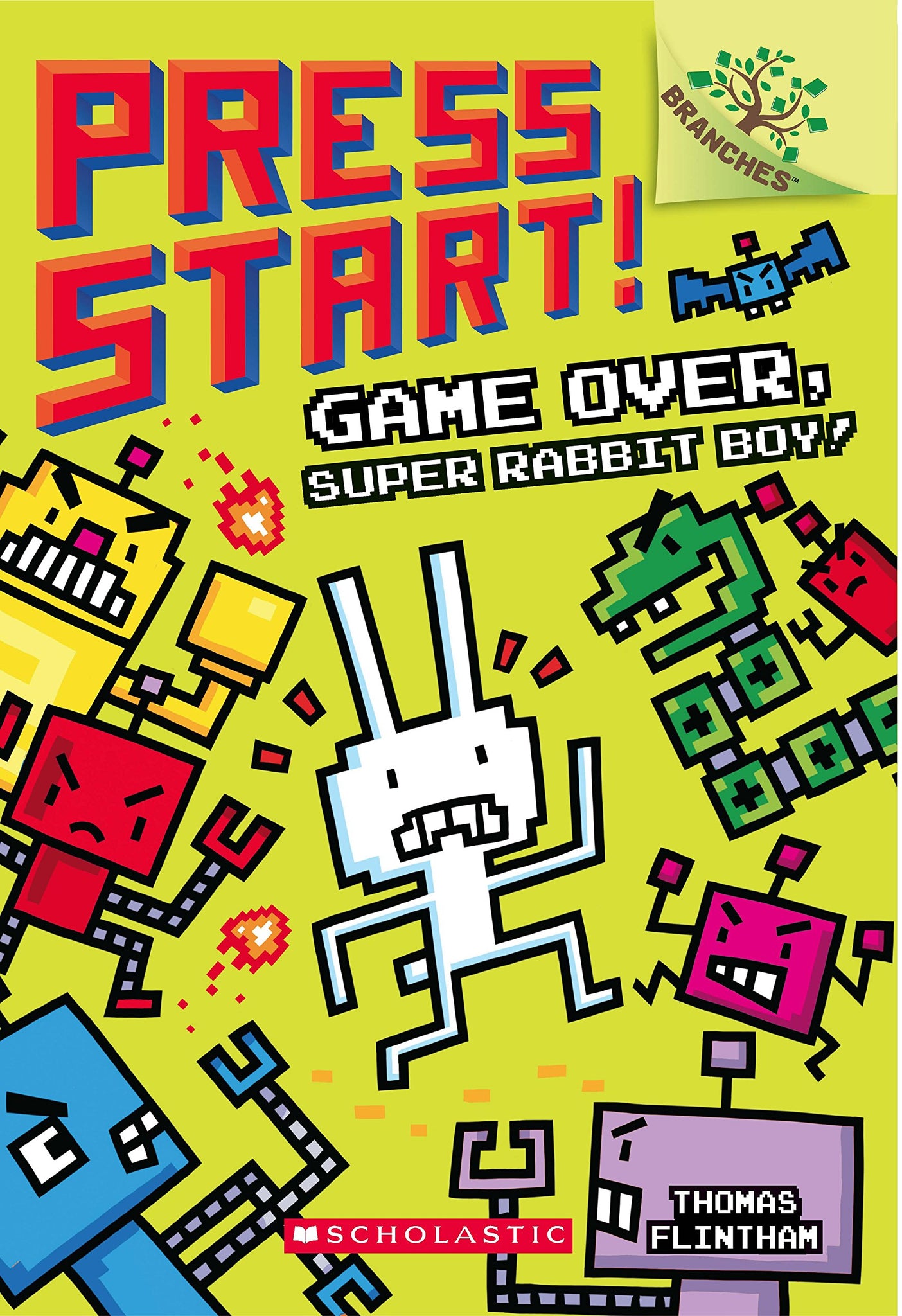 Press Start! #01 Game Over a Branches Book: Super Rabbit Boy! - Paperback