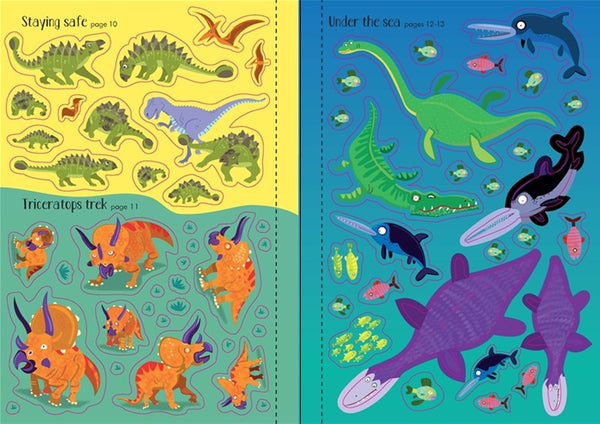 Little First Stickers Dinosaurs - Paperback