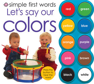 Simple First Words Let's Say Our Colors - Board Book - Kool Skool The Bookstore