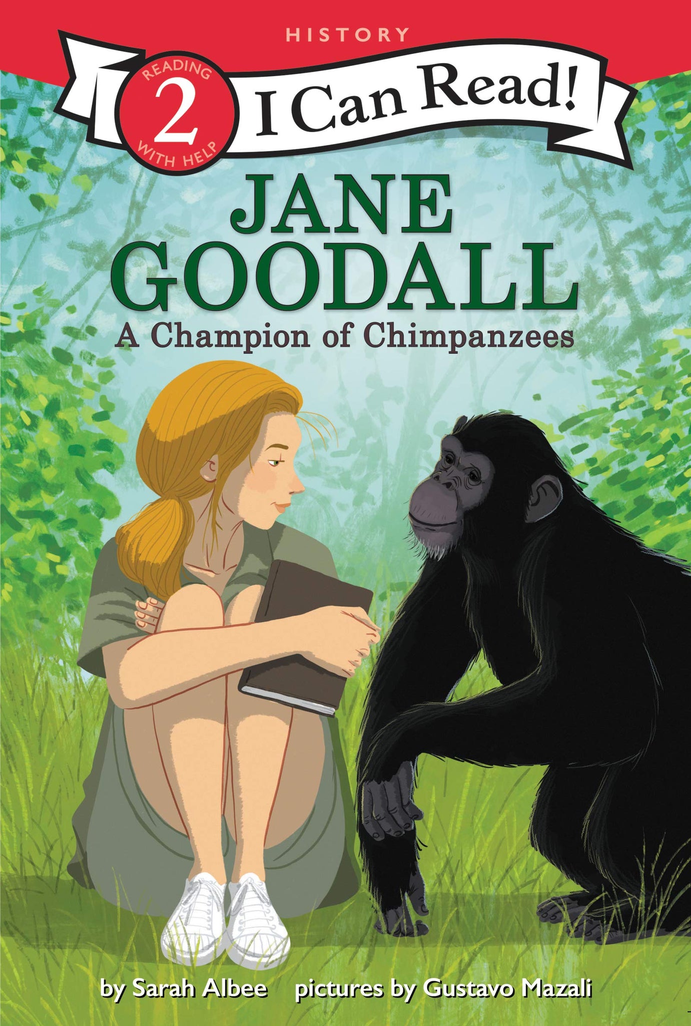 I Can Read Level 2 - Jane Goodall: A Champion of Chimpanzees - Paperback
