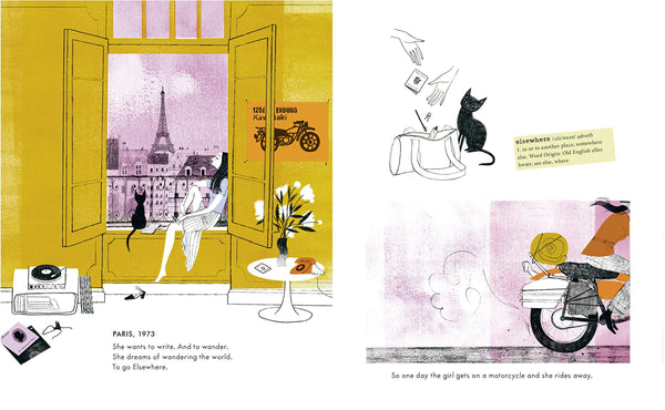 Girl on a Motorcycle - Hardback
