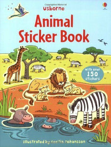 Usborne First Sticker Book Animals - Paperback