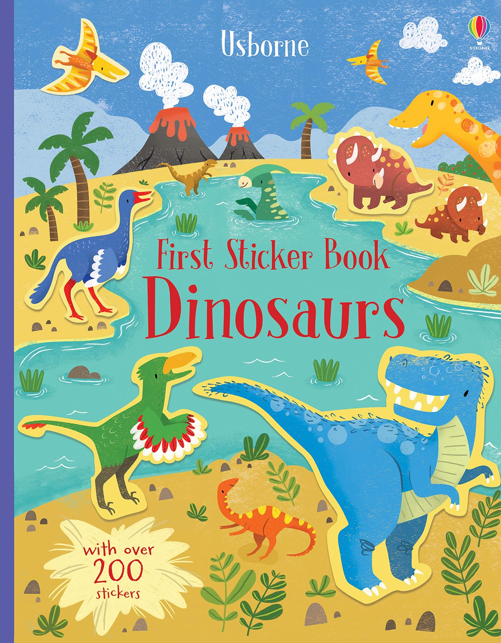 First Sticker Book Dinosaurs - Paperback