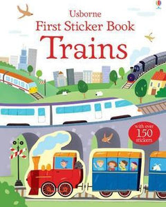 First Sticker Book Trains - Paperback