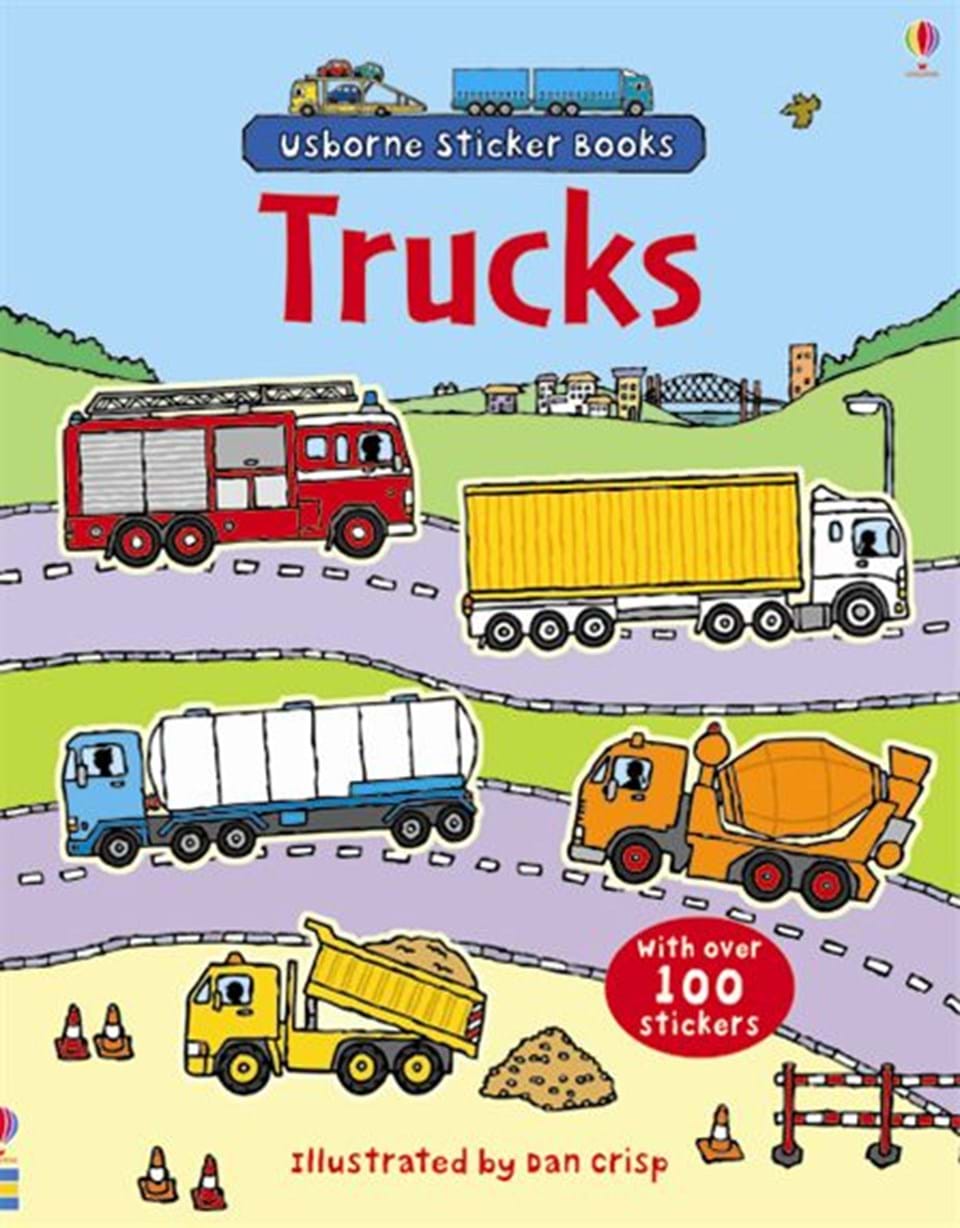 Trucks Sticker Book - Paperback