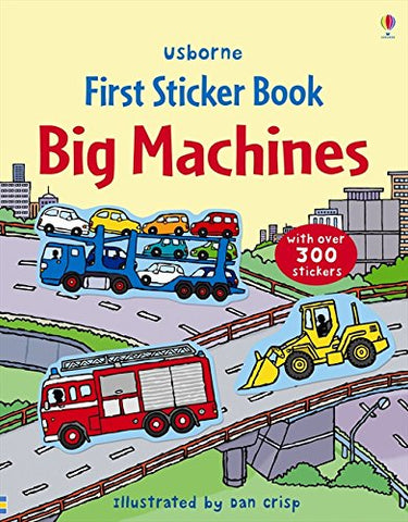 First Sticker Book Big Machines - Paperback