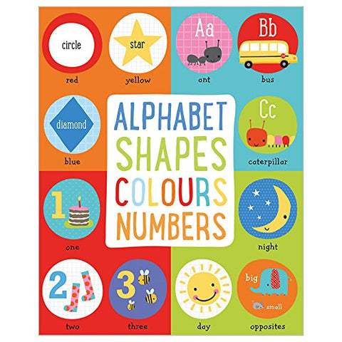 Alphabet, Shapes, Colours, Numbers - Board Book