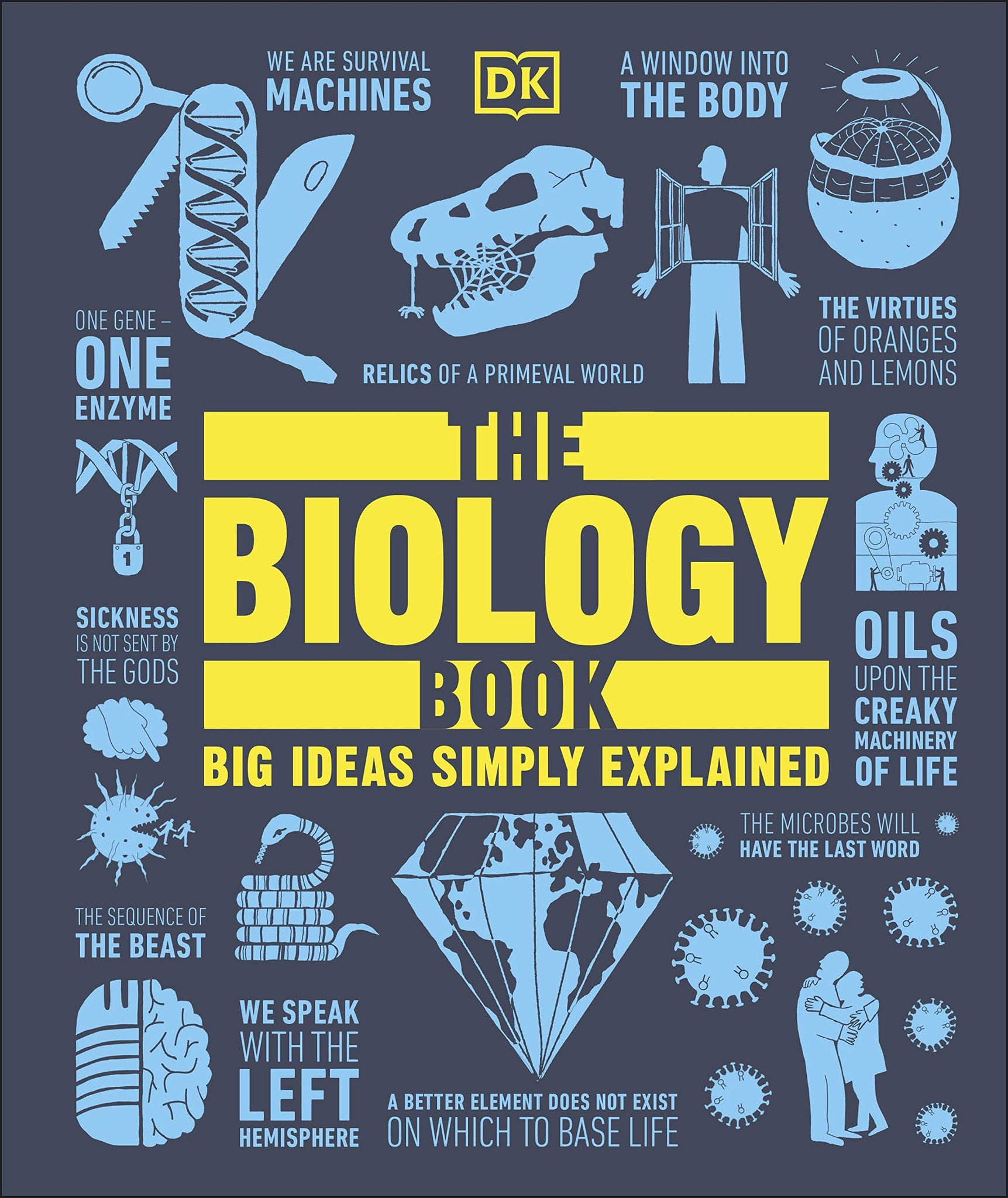 Big Ideas Simply Explained : The Biology Book - Hardback