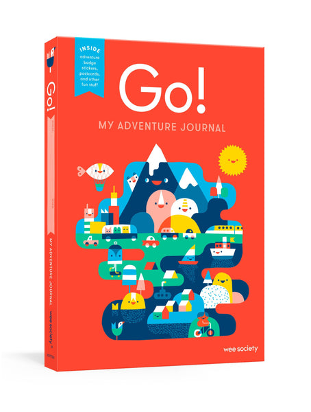 Go! (Red): A Kids' Interactive Travel Diary and Journal - Hardback