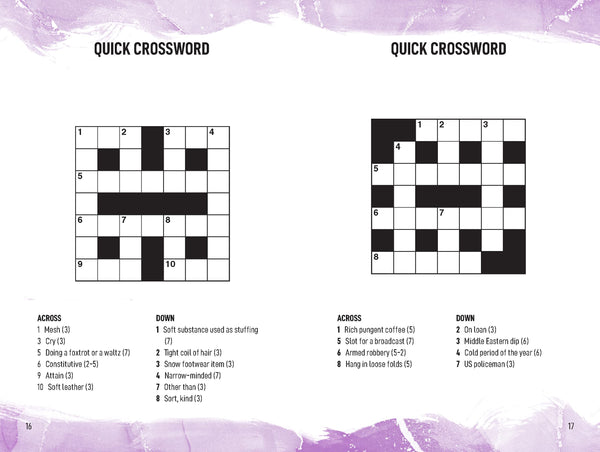 Creative Crosswords: Test Yourself with over 100 Varied Word Puzzles - Paperback