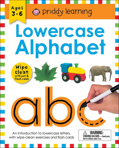 Wipe Clean Workbook : Lowercase Alphabet (enclosed spiral binding) Ages 3-6 - Spiral-bound