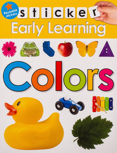 Sticker Early Learning : Colors : With Reusable stickers - Paperback
