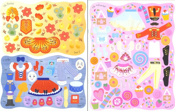 Usborne Sticker Dolly Dressing : Dolls and Ballerinas - Paperback
