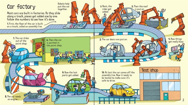 Usborne Look Inside : Cars - Hardback