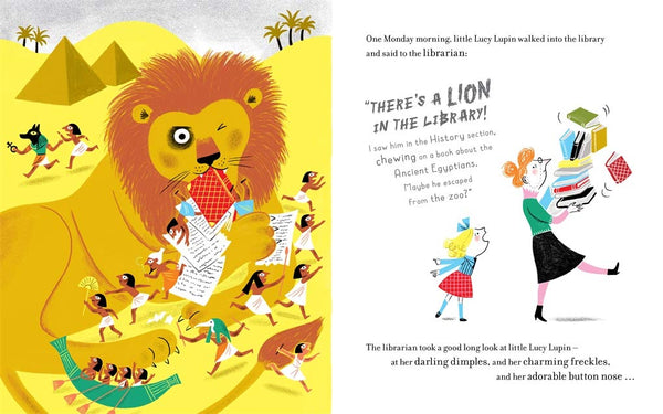 There's a Lion in the Library! - Paperback