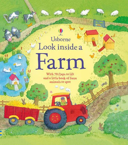 Usborne Look Inside A Farm - Hardback