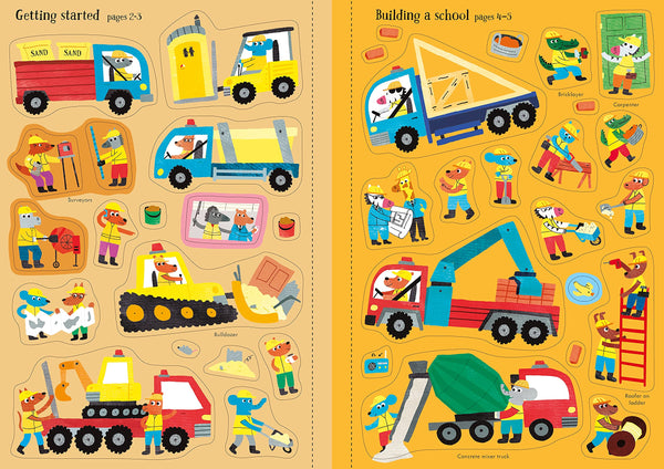 Little First Stickers - Building Site Staple Bound