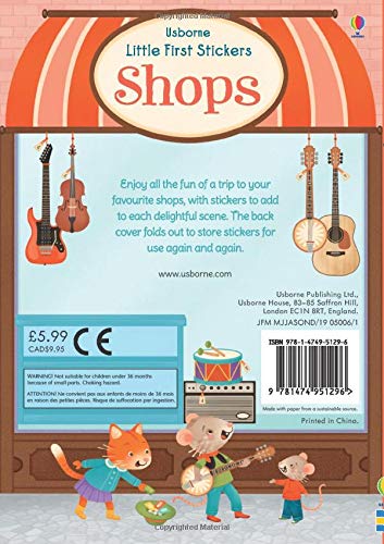 Little First Stickers : Shops - Paperback
