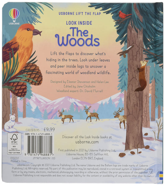 Look Inside the Woods - Board Book