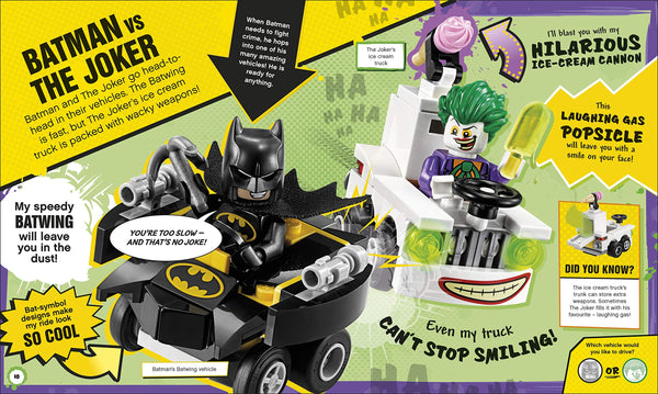 LEGO Batman Batman Vs. The Joker: with two LEGO minifigures! (HB)