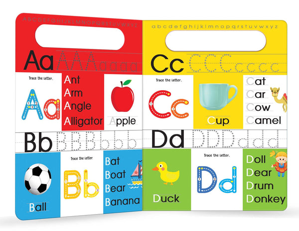 My Big Wipe And Clean Book of Alphabet for Kids : Capital And Small Letters - Board Book