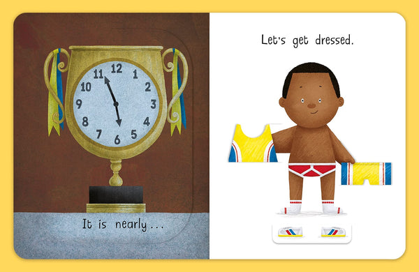 Busy Day: Athlete: An action play book -BOard Book