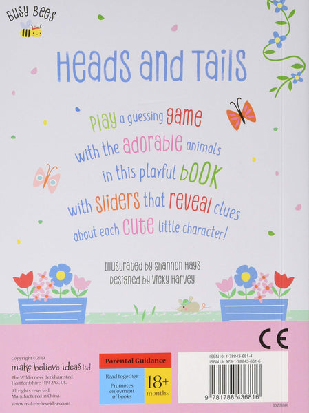 Busy Bees Heads and Tails - Boardbook