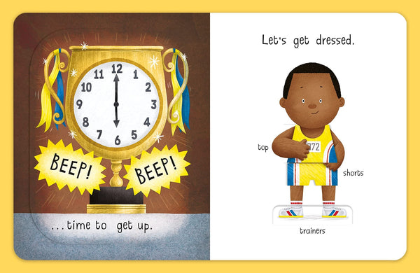 Busy Day: Athlete: An action play book -BOard Book