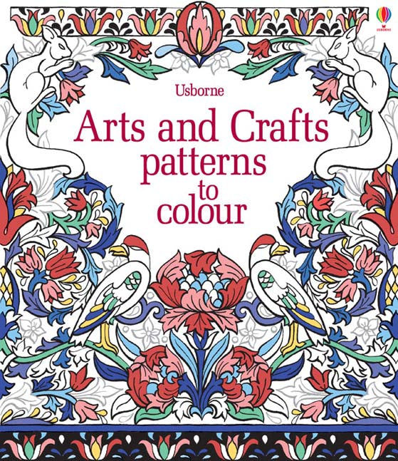 Arts & Crafts Patterns To Colour - Paperback