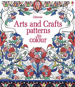 Arts & Crafts Patterns To Colour - Paperback
