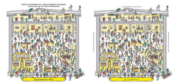 Where's Wally? Double Trouble at the Museum - Hardback