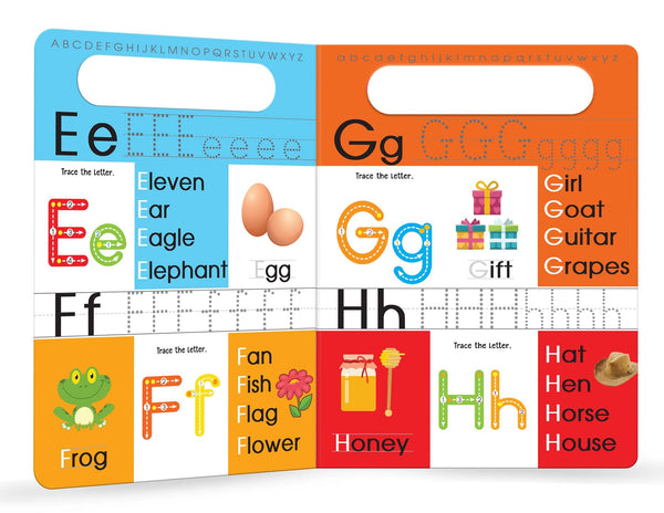 My Big Wipe And Clean Book of Alphabet for Kids : Capital And Small Letters - Board Book